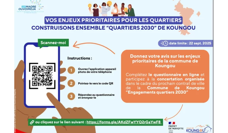Illustration de la concertation citoyen à Koungou | Commune de Koungou